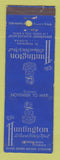 Matchbook Cover - Huntington Hotel St Petersburg FL