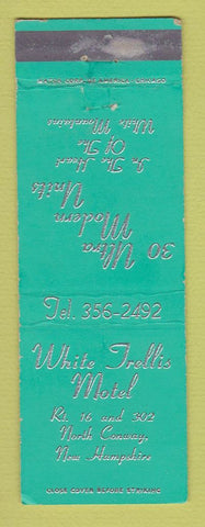 Matchbook Cover - White Trellis Motel North Conway NH
