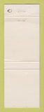 Matchbook Cover - Humming Bird Hotel Coeur D'Alene ID WEAR