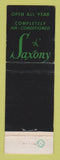 Matchbook Cover - Saxony Hotel Miami Beach FL feature