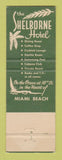Matchbook Cover - Shelborne Hotel Miami Beach FL
