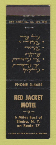 Matchbook Cover - Red Jacket Motel Elmira NY