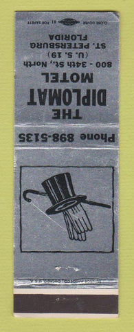 Matchbook Cover - Diplomat Motel St Petersburg FL