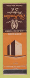 Matchbook Cover - Hamilton Hotel Washington DC
