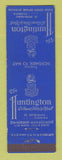 Matchbook Cover - Huntington Hotel St Petersburg FL