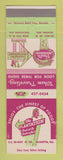 Matchbook Cover - Plantation Restaurant Marietta GA Jackson MS Tuscaloosa AL