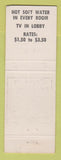 Matchbook Cover - Hilton Hotel Motel Enderlin ND
