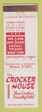 Matchbook Cover - Crocker House Hotel New London CT WEAR