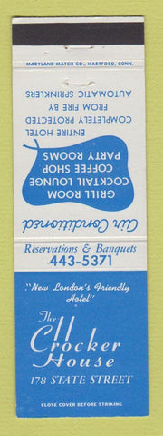 Matchbook Cover - Crocker House Restaurant New London CT