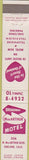 Matchbook Cover - MacArthur Motel Oakland CA 10 Strike