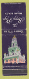 Matchbook Cover - Roney Plaza Hotel Miami Beach FL WEAR
