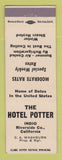 Matchbook Cover - Hotel Potter Indio CA
