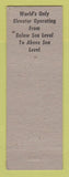 Matchbook Cover - Hotel Potter Indio CA