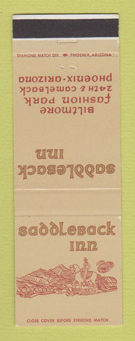 Matchbook Cover - Saddleback Inn Phoenix AZ
