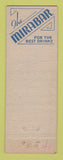Matchbook Cover - Hotel Lincoln Indianapolis IN