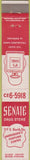 Matchbook Cover - Seante Drug Store Harrisburg PA 10 Strike