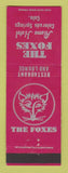 Matchbook Cover - The Foxes Alamo Hotel Colorado Springs