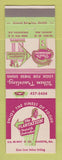 Matchbook Cover - Plantation Restaurant Marietta GA Jackson MS Tuscaloosa AL