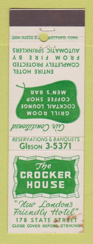 Matchbook Cover - Crocker House Restaurant New London CT