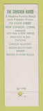 Matchbook Cover - Crocker House Restaurant New London CT