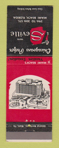 Matchbook Cover - Hotel Seville Miami Beach FL
