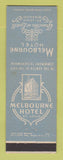 Matchbook Cover - Melbourne Hotel St Louis MO