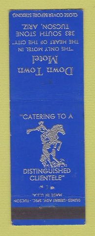 Matchbook Cover - Down Town Motel Tucson AZ