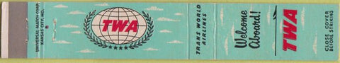 Matchbook Cover - TWA Airlines 10 Strike