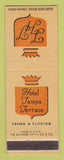 Matchbook Cover - Hotel Tampa Terrace Tampa FL