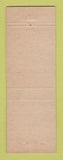Matchbook Cover - Warm Mineral Springs Inn Venice FL