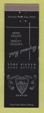 Matchbook Cover - Argonaut Hotel Denver Colorado