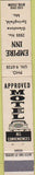 Matchbook Cover - Impire Inn Springfield MO 10 Strike