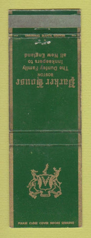 Matchbook Cover - Parker House Hotel Boston MA WEAR