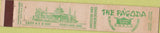 Matchbook Cover - The Pagoda Chinese Portland OR 10 Strike