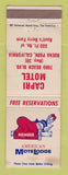 Matchbook Cover - Capri Motel Buena Park CA American Motel Lodge WEAR
