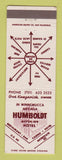 Matchbook Cover - Humboldt Motor Inn Hotel Winnemucca NV