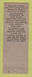 Matchbook Cover - Cactus Garden Lodge Wickenburg AZ