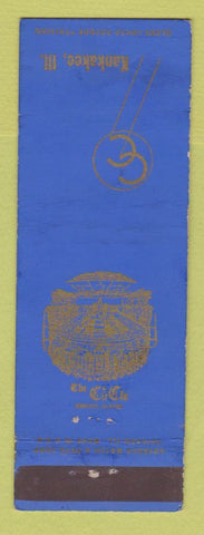 Matchbook Cover - The Circle Kankakee IL