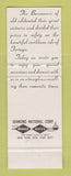 Matchbook Cover - Tortuga Restaurant Hagerstown MD