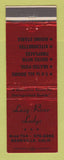 Matchbook Cover - Lazy River Lodge Kernville CA