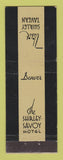 Matchbook Cover - Shirley Savoy Hotel Denver Colorado