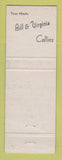 Matchbook Cover - Blue Bird Motel Sterling Colorado