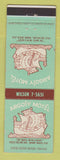 Matchbook Cover - Argosy Motel Miami Beach FL