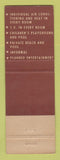 Matchbook Cover - Argosy Motel Miami Beach FL
