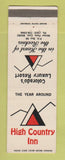 Matchbook Cover - High Country Inn Winter Park Colorado