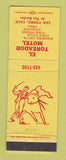 Matchbook Cover - El Toreador Motel San Ysidro CA WEAR