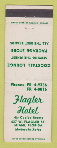 Matchbook Cover - Flagler Hotel Miami FL