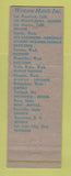 Matchbook Cover - Hotel Sir Francis Drake San Francisco CA WEAR