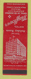 Matchbook Cover - Hotel Mayflower Atlantic City NJ Palm Beach FL