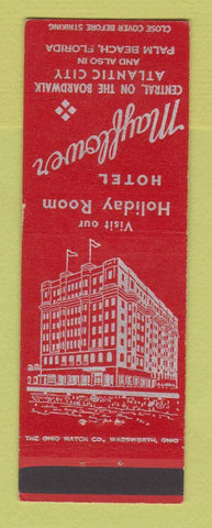 Matchbook Cover - Hotel Mayflower Atlantic City NJ Palm Beach FL